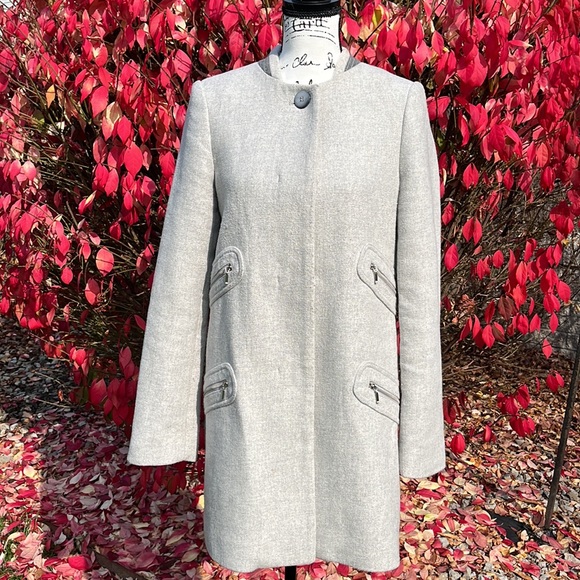 The Limited Winter Coat-Gray - Picture 2 of 3